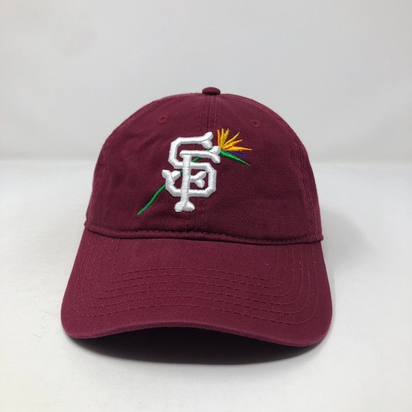 San Francisco SF Flower Slouch Hat Dad Hat - Picture 1 of 5